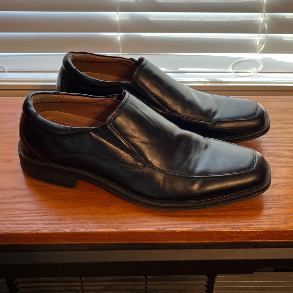 George Men's Black Loafers